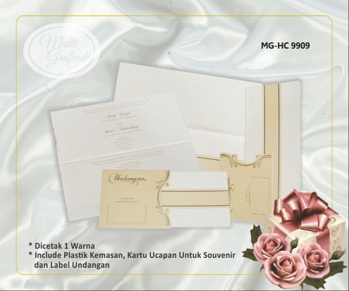 Undangan Template Eksklusif 21,5x11 cm